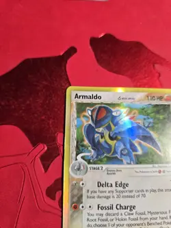 LP- Armaldo Delta Species 1/110 Holon Phantoms Holo Pokemon Card - Image 4