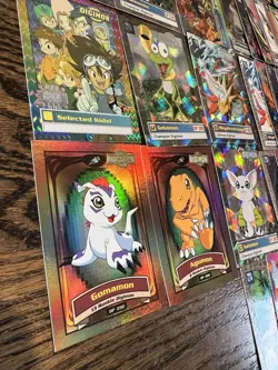 Bandai Digimon CCG 1999 1st Edition, Foil & Regular MASSIVE 130+ card lot LP 💥 - Image 2