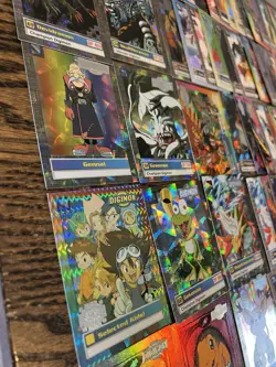 Bandai Digimon CCG 1999 1st Edition, Foil & Regular MASSIVE 130+ card lot LP 💥 - Image 3