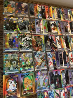 Bandai Digimon CCG 1999 1st Edition, Foil & Regular MASSIVE 130+ card lot LP 💥 - Image 4