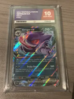 ACE 10 Gengar 104/162 Double Rare Temporal Forces Pokemon Card Perfect Subs - Image 1