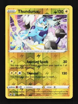Thundurus 052/198 NM Chilling Reign English Pokemon Card TCG - Image 1
