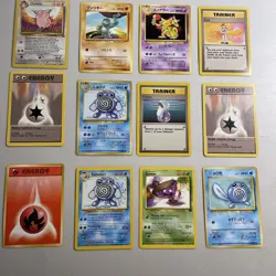 Vintage Pokemon- TCG Trading Cards 12 Card Lot 636996769739 - Image 1