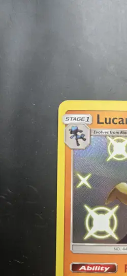 Pokemon Lucario SV22/SV94 Hidden Fates Shiny Vault Shiny Holo Rare Card - Image 2