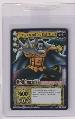 Bandai One Piece CCG Card Game Crocodile The Cursed Dry Right Hand Gold Rare '06 - Image 1
