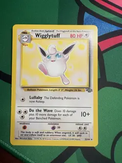 Wigglytuff 32/64 Jungle Unlimited Rare 1999 Pokemon TCG Card Regular English - Image 1