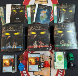 Bionicle Trading Card Game First Edition Deck 1,2,3 With Masks - Image 1