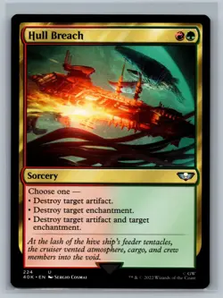 Magic MTG Universes Beyond: Warhammer 40,000 Hull Breach #224 TCG CCG 40k - Image 1