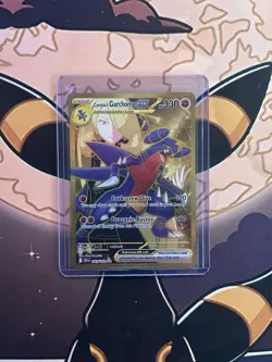 Pokemon TCG Destined Rivals Cynthia's Garchomp EX Card 241/182 Gold Hyper Rare - Image 1