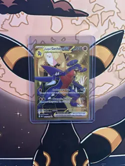Pokemon TCG Destined Rivals Cynthia's Garchomp EX Card 241/182 Gold Hyper Rare - Image 2