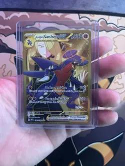 Pokemon TCG Destined Rivals Cynthia's Garchomp EX Card 241/182 Gold Hyper Rare - Image 5
