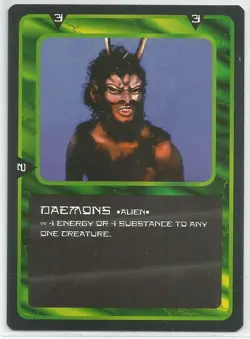 Doctor Who MMG CCG - "Daemons" Character Card - Image 1