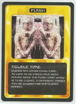 Doctor Who MMG CCG - "Double Time" Flash Card - Image 1