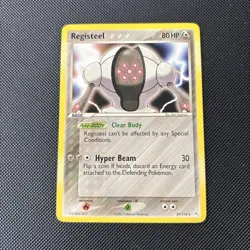 Pokemon Card EX Holon Phantoms Registeel 29/110 Rare - Image 1
