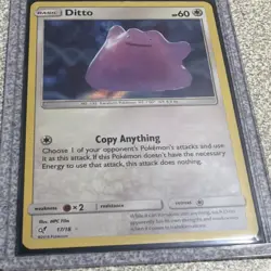 Ditto - 17/18 - Detective Pikachu Holo Rare Pokemon Card - NM - Image 3