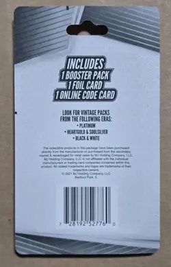 2021 MJ Holdings Walgreens Pokemon Mystery Pack 1 Booster Pack 1 Foil Card - Image 2