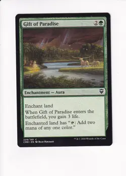 2020 MAGIC THE GATHERING MTG COMMANDER LEGENDS GIFT OF PARADISE (#2) (X) - Image 1