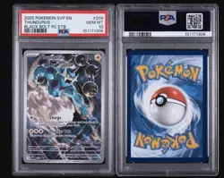 2025 Thundurus 209 Sv: Scarlet & Violet Promo Cards Holo PSA GEM MINT 10 - Image 3
