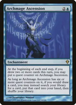 Archmage Ascension [Zendikar] Magic MTG - Image 1