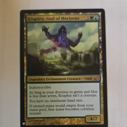 Wizards Magic: The Gathering Kruphix God of Horizons List Mythic Blue Green 152… - Image 1