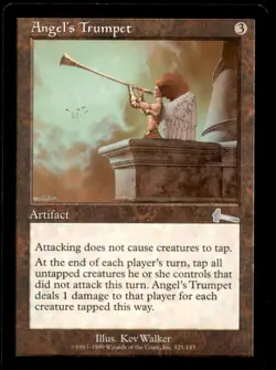 Angel's Trumpet LP Light Play Urza's Legacy MTG [8260] - Image 1