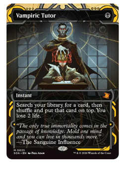 Vampiric Tutor Secrets of Strixhaven MTG - Image 1