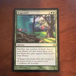 Wizards Scapeshift Rare Sorcery Morningtide Green Regular English MTG - Image 1