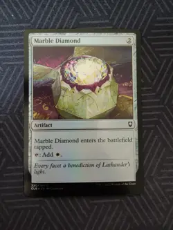 mtg marble diamond foil commander legends: battle for baldur's gate - Image 1