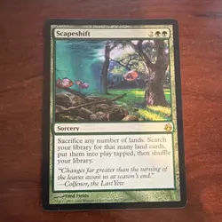Wizards Scapeshift Rare Sorcery Eventide Green 136/180 2008 Magic: The Gathering - Image 1