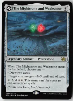 The Mightstone and Weakstone (238) - Normal - The Brothers' War (BRO) - NM - Image 1