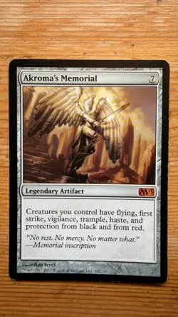 MTG Akroma's Memorial - Magic Core Set 2013 M13 #200 - Image 1