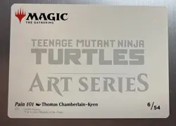 Pain 101 - MTG: Teenage Mutant Ninja Turtles - Art Series - Gold Stamped - 6/54 - Image 2