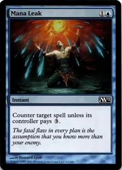 Mana Leak - Foil - Magic 2012 - 63 LP - Image 2