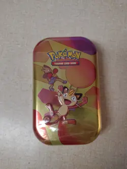 SEALED Pokemon TCG: Scarlet & Violet 151 Mini Tin (Hitmonchan and Meowth) - Image 1