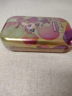 SEALED Pokemon TCG: Scarlet & Violet 151 Mini Tin (Hitmonchan and Meowth) - Image 2