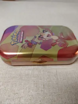 SEALED Pokemon TCG: Scarlet & Violet 151 Mini Tin (Hitmonchan and Meowth) - Image 3