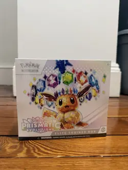 Pokemon Scarlet & Violet Prismatic Evolutions Elite Trainer Box Eevee 2024 - Image 1
