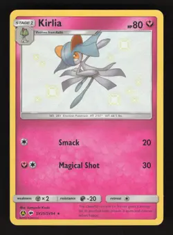 Kirlia SV35/SV94 Pokemon Hidden Fates Holo Card - Image 1