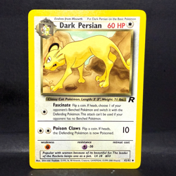 2000 POKEMON TEAM ROCKET DARK PERSIAN 42/82 MP (UNCOMMON) - Image 1