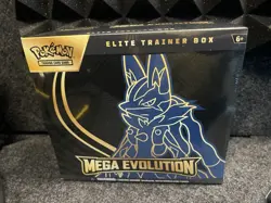 Pokemon Mega Evolution ETB English Lucario Riolu TCG. Factory sealed. - Image 1