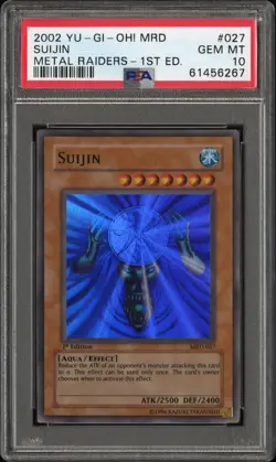 Suijin MRD-027 1st Edition Super Rare Yugioh PSA 10 *267 - Image 1