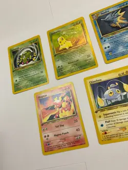 1st Edition Pokemon Neo Genesis Lot Seadra Magmar Chikorita Chinchou Spinarak - Image 3