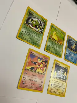 1st Edition Pokemon Neo Genesis Lot Seadra Magmar Chikorita Chinchou Spinarak - Image 4