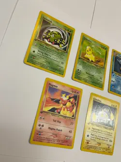 1st Edition Pokemon Neo Genesis Lot Seadra Magmar Chikorita Chinchou Spinarak - Image 5
