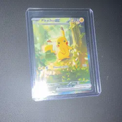 Pokemon Pikachu EX Holo Thunderbolt 200 HP Card 276/217 English 2026 - Image 3