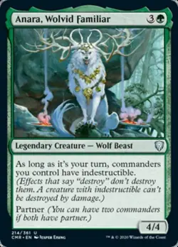 Anara, Wolvid Familiar - Near Mint MTG Commander Legends - Image 1