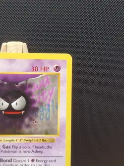 Pokemon 1999 WOTC Base Set Shadowless Gastly 050/102 - Near Mint - Image 4