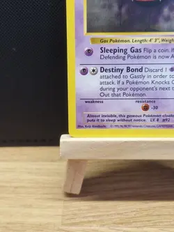 Pokemon 1999 WOTC Base Set Shadowless Gastly 050/102 - Near Mint - Image 5