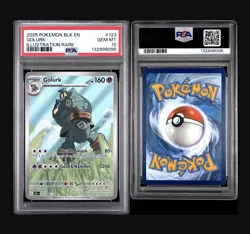 Pokemon SV Golurk Illustration Rare Holo Black Bolt 123/086 PSA 10 Gem Mint - Image 3