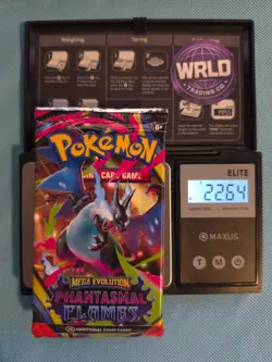 (HEAVY)🔥 22.64g Pokemon TCG Phantasmal Flames Booster Pack Factory Sealed✅ - Image 1